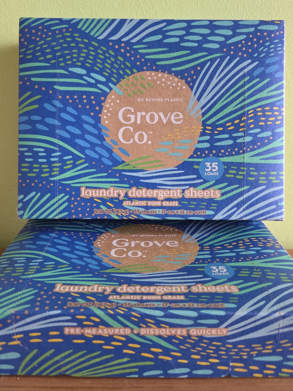 Atlantic Dune Grass Laundry Detergent Sheets - Blue